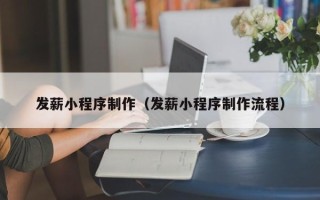 三亚发薪小程序制作（发薪小程序制作流程）
