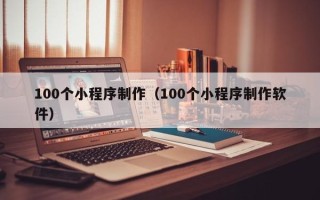 三亚100个小程序制作（100个小程序制作软件）